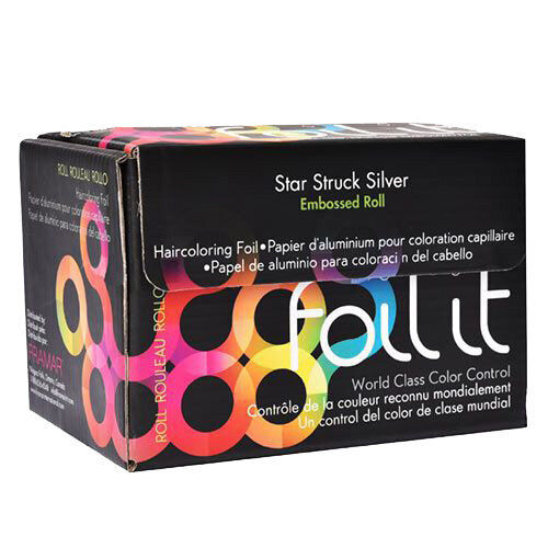 Folio rullassa hiusten värjäämiseen Framar Embossed Roll Medium Star Struck Silver hinta ja tiedot | Hiusvärit | hobbyhall.fi