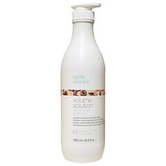 Volyymia antava shampoo Milk Shake Volume Solution Shampoo 1000ml hinta ja tiedot | Shampoot | hobbyhall.fi