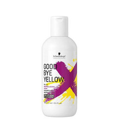 Keltaisia sävyjä neutraloiva shampoo Schwarzkopf Good Bye Yellow Shampoo 300ml hinta ja tiedot | Shampoot | hobbyhall.fi