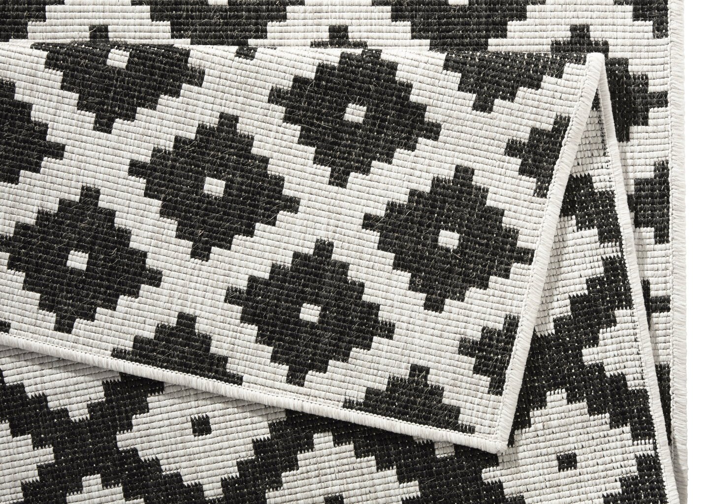 Northrugs matto Twin Nizza Black Cream, 120x170 cm hinta ja tiedot | Isot matot | hobbyhall.fi