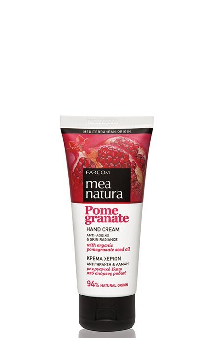 Kosteuttava käsivoide ikääntyvälle iholle Farcom Mea Natura Pome Garnet Hand Cream 100ml hinta ja tiedot | Vartalovoiteet ja -emulsiot | hobbyhall.fi