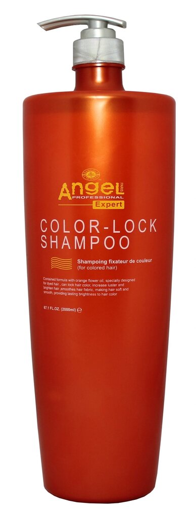 Väriä suojaava shampoo värjätyille hiuksille Angel Professional Expert Color-Lock Shampoo 2000ml hinta ja tiedot | Shampoot | hobbyhall.fi
