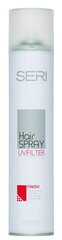 Hiuslakka UV-suodattimella, erittäin vahva kiinnitys Farcom Professional SERI Hair Spray Finish 400ml hinta ja tiedot | Kampaamotuotteet | hobbyhall.fi