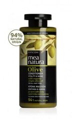 Elvyttävä, kosteuttava hiustenhoitoaine oliiviöljyllä Farcom Mea Natura Olive Conditioner Vitality and amp. Shine 300ml hinta ja tiedot | Hoitoaineet | hobbyhall.fi