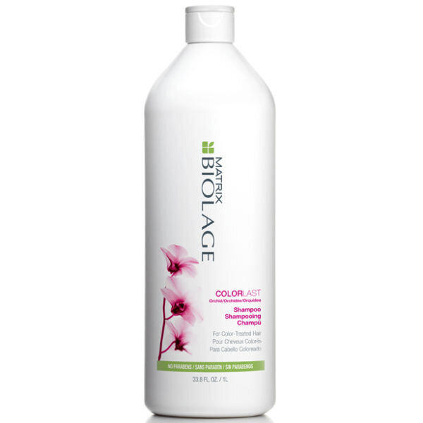 Shampoo värjätyille hiuksille MATRIX BIOLAGE COLORLAST Shampoo 1000ml hinta ja tiedot | Shampoot | hobbyhall.fi