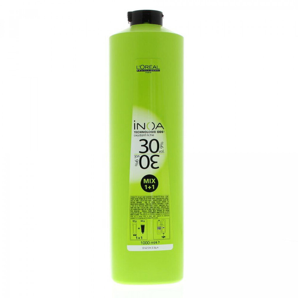 Hapettava emulsio L'Oreal iNOA Professionnel Oxydant Riche 9% 30vol. 1000 ml hinta ja tiedot | Hiusvärit | hobbyhall.fi