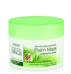 Hiusnaamio palmuöljyllä SERI Natural Line Revitalizing Hair Palm Mask 300 ml hinta ja tiedot | Naamiot, öljyt ja seerumit | hobbyhall.fi