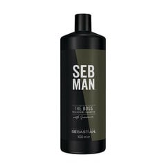 Hiuksia paksuntava shampoo Sebastian Professional SEB MAN The Boss Thickening Shampoo 1000ml hinta ja tiedot | Shampoot | hobbyhall.fi