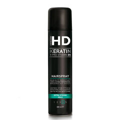 Vahvan pitoisuuden hiuslakka Farcom HD Keratin Extra Strong Hold Hairspray (4) 300ml hinta ja tiedot | Kampaamotuotteet | hobbyhall.fi