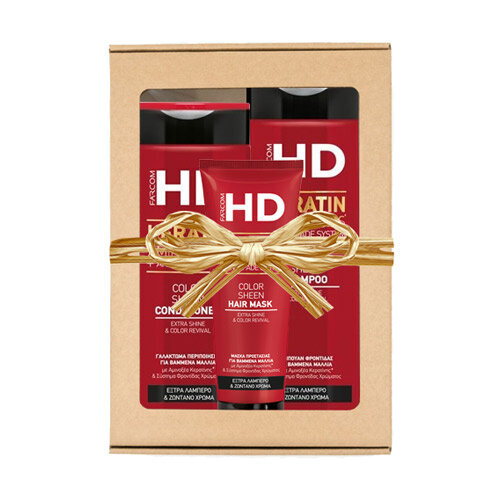 Farcom HD Color Sheen setti värjätyille hiuksille 400x330x250 ml hinta ja tiedot | Shampoot | hobbyhall.fi