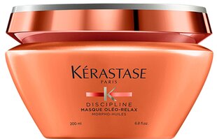 Naamio kurittomille, pörröisille hiuksille Kerastase Discipline Masque Oleo-Relax 200ml hinta ja tiedot | Naamiot, öljyt ja seerumit | hobbyhall.fi