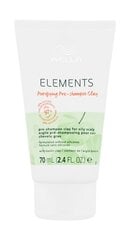 Puhdistussavi rasvaiselle päänahalle Wella Elements Pre Shampoo Clay 70ml hinta ja tiedot | Shampoot | hobbyhall.fi