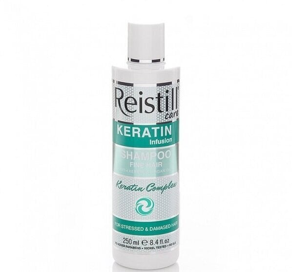 Shampoo normaaleille ja vaurioituneille hiuksille Reistill Keratin Infusion Shampoo Restructuring & amp. Ravitseva shampoo 250ml hinta ja tiedot | Shampoot | hobbyhall.fi