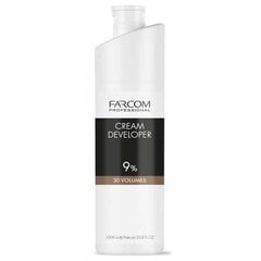 Hapettava emulsio Farcom Professional Cream Developer 9% (30 Vol.) 1000ml hinta ja tiedot | Hiusvärit | hobbyhall.fi