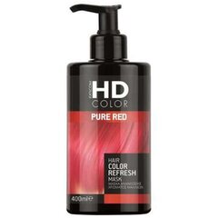 Pigmentoitu hiusnaamio HD Color Pure Red Hair Color Refresh Mask 400 ml hinta ja tiedot | Naamiot, öljyt ja seerumit | hobbyhall.fi