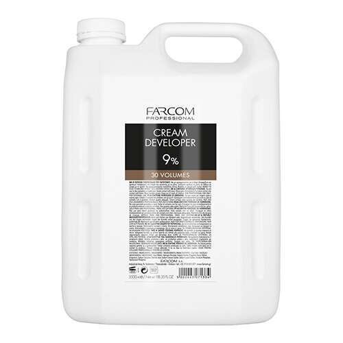 Hapettava emulsio Farcom Professional Cream Developer 9% (30 Vol.) 3500ml hinta ja tiedot | Hiusvärit | hobbyhall.fi