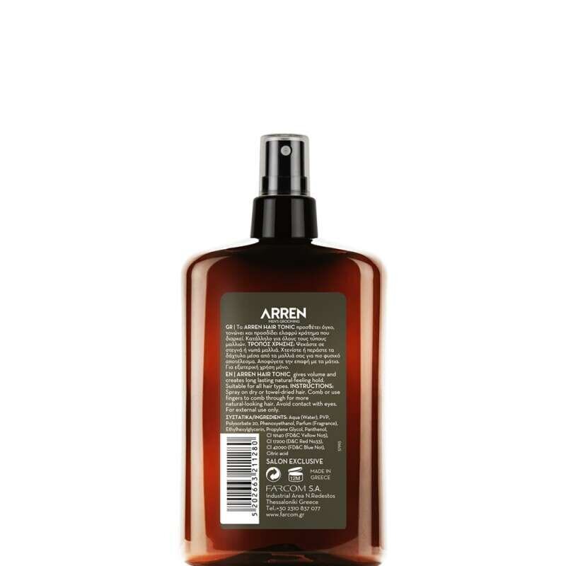 Hiusvoide miehille Farcom Professional ARREN Miesten Grooming Hair Tonic Spray 250ml hinta ja tiedot | Naamiot, öljyt ja seerumit | hobbyhall.fi