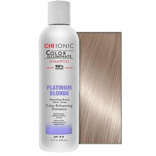Värjättyjen hiusten värin palauttava shampoo CHI Ionic Color Illuminate Platinum Blonde Shampoo 355ml hinta ja tiedot | Shampoot | hobbyhall.fi