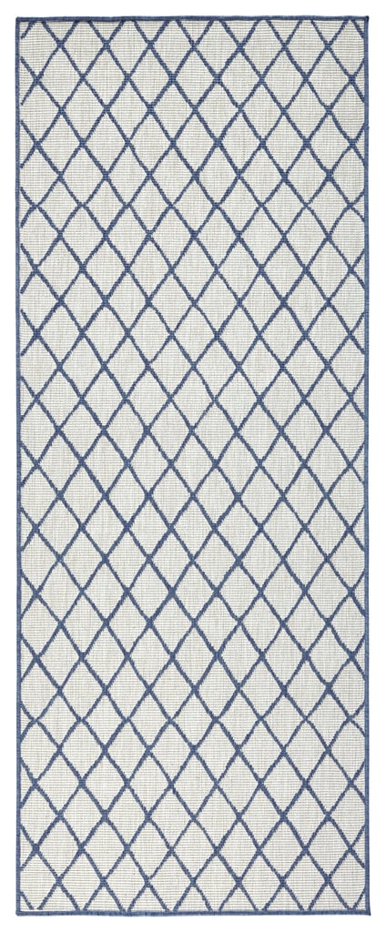 Northrugs matto Twin Malaga Blue Cream, 80x350 cm hinta ja tiedot | Isot matot | hobbyhall.fi