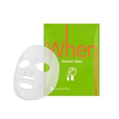 Kiinteyttävä bioselluloosalevynaamio When® Beauty Glamour Base Face Mask 23ml hinta ja tiedot | When Hajuvedet ja kosmetiikka | hobbyhall.fi