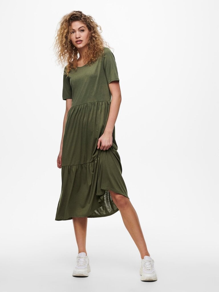 JDY naisten mekko 15195291*02, oliivi hinta ja tiedot | Mekot | hobbyhall.fi