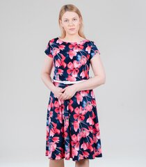 Naisten mekko 232248 01, tummansininen/koralli hinta ja tiedot | Mekot | hobbyhall.fi