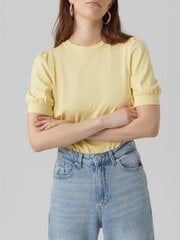 Vero Moda naisten t-paita 10275520*02, keltainen/lem hinta ja tiedot | Naisten T-paidat | hobbyhall.fi