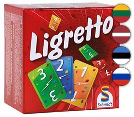 Pöytäpeli Ligretto, punainen hinta ja tiedot | Lautapelit ja älypelit | hobbyhall.fi