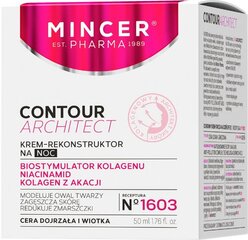 Palauttava yökasvovoide Mincer Pharma Contour Architect 1603, 50 ml hinta ja tiedot | Mincer Pharma Hajuvedet ja kosmetiikka | hobbyhall.fi