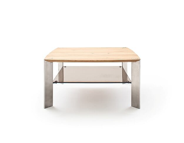 Pöytä Nelia, ruskea/harmaa hinta ja tiedot | Sohvapöydät | hobbyhall.fi