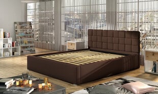 Sänky Grand MD, 200 x 200 cm, ruskea hinta ja tiedot | Sängyt | hobbyhall.fi
