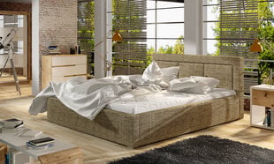 Sänky Belluno MTP, 140 x 200 cm, vaaleanruskea hinta ja tiedot | Sängyt | hobbyhall.fi