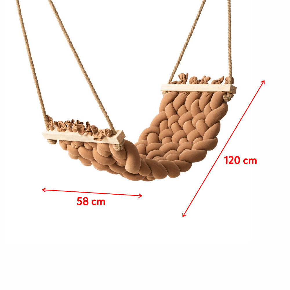 Lasten riippumatto Selsey Askella, ruskea hinta ja tiedot | Lasten nojatuolit ja säkkituolit | hobbyhall.fi