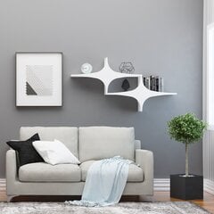 Seinähylly Kalune Design Wall Shelf 775, 135 cm, valkoinen hinta ja tiedot | Hyllyt | hobbyhall.fi