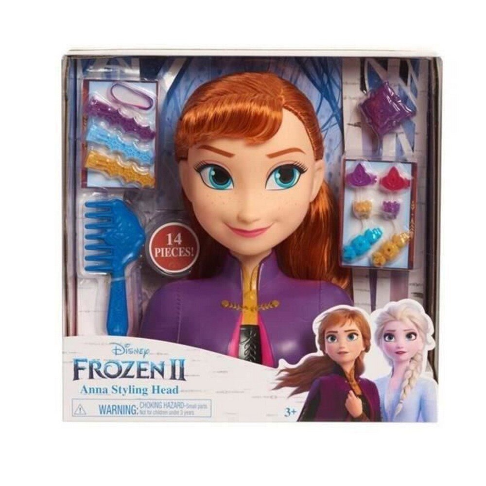 Kampauspää Disney Frozen II Anna hinta ja tiedot | Kehittävät lelut | hobbyhall.fi