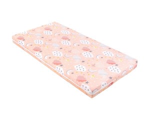 Patja vauvoille Kikkaboo Fantasia Plus 70 x 140 x 8 cm, Clouds Peach hinta ja tiedot | Patjat | hobbyhall.fi