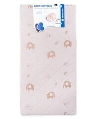 Patja lapsille Kikkaboo Memory Comfort Cool gel 70 х 140 х 12 cm, Elefantti Pinkki hinta ja tiedot | Patjat | hobbyhall.fi