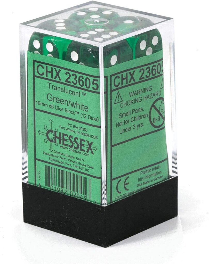 Noppasarja Chessex, 36 kpl. hinta ja tiedot | Lautapelit ja älypelit | hobbyhall.fi