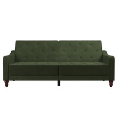 Sohva Novogratz Vintage Tufted, vihreä hinta ja tiedot | Sohvat ja vuodesohvat | hobbyhall.fi