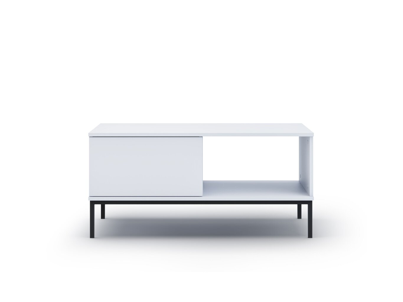 Sohvapöytä BSL Concept Query, 100x60x47 cm, valkoinen hinta ja tiedot | Sohvapöydät | hobbyhall.fi
