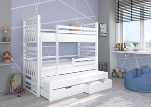 Lasten sänky Hippo 208 x 97 x 175cm, valkoinen hinta ja tiedot | Lastensängyt | hobbyhall.fi