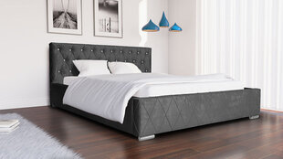 Sänky Diori 120 x 200 cm, harmaa hinta ja tiedot | Sängyt | hobbyhall.fi