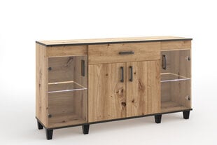 Lipasto ADRK Furniture POL03, ruskea hinta ja tiedot | Lipastot | hobbyhall.fi