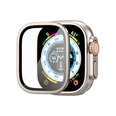 Näytönsuoja kehyksellä Spigen Glass.tR Slim Pro - Apple Watch Ultra 49 mm, titanium hinta ja tiedot | Älykellojen ja aktiivisuusrannekkeiden lisätarvikkeet | hobbyhall.fi