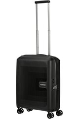 American Tourister lentolaukku Aerostep Spinner Black 55 cm, musta hinta ja tiedot | Matkalaukut ja -kassit | hobbyhall.fi