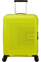 American Tourister lentolaukku Aerostep Spinner Light Lime 55 cm, keltainen hinta ja tiedot | Matkalaukut ja matkakassit | hobbyhall.fi