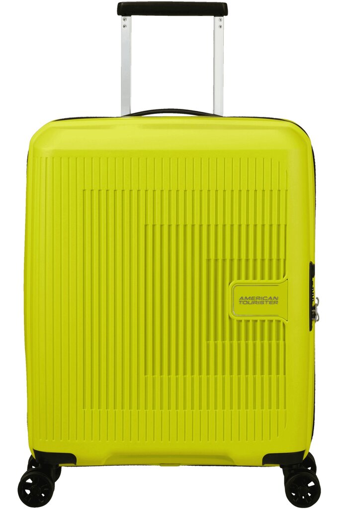 American Tourister lentolaukku Aerostep Spinner Light Lime 55 cm, keltainen hinta ja tiedot | Matkalaukut ja matkakassit | hobbyhall.fi