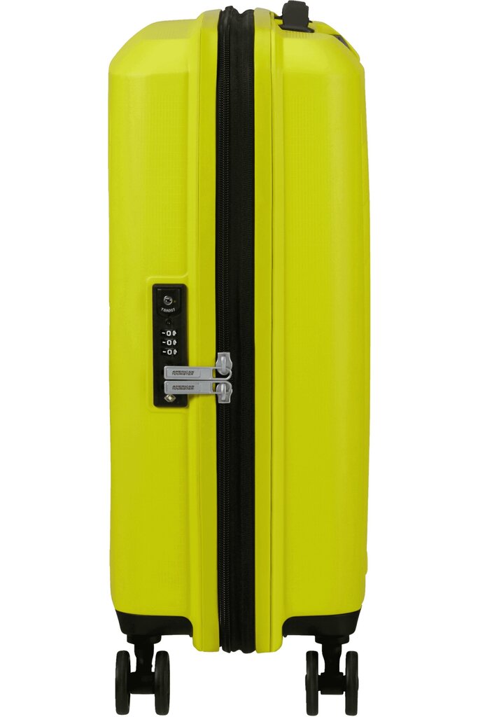 American Tourister lentolaukku Aerostep Spinner Light Lime 55 cm, keltainen hinta ja tiedot | Matkalaukut ja matkakassit | hobbyhall.fi