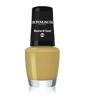 Kynsilakka Dermacol Mini Nail Polish Shade 06, Sinapinsiemen, 5 ml hinta ja tiedot | Kynsilakat ja kynsienhoitotuotteet | hobbyhall.fi