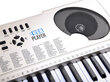 Lasten piano SD-6111A mikrofonilla ja 61 näppäimellä, harmaa, harmaa hinta ja tiedot | Kehittävät lelut | hobbyhall.fi